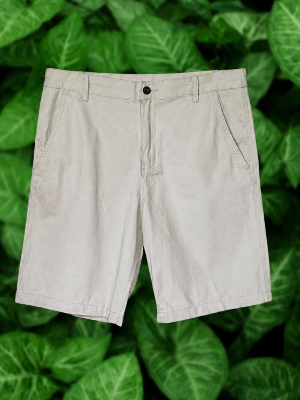 Faded Glory Flat Front Tan Chino Shorts - Mens 36